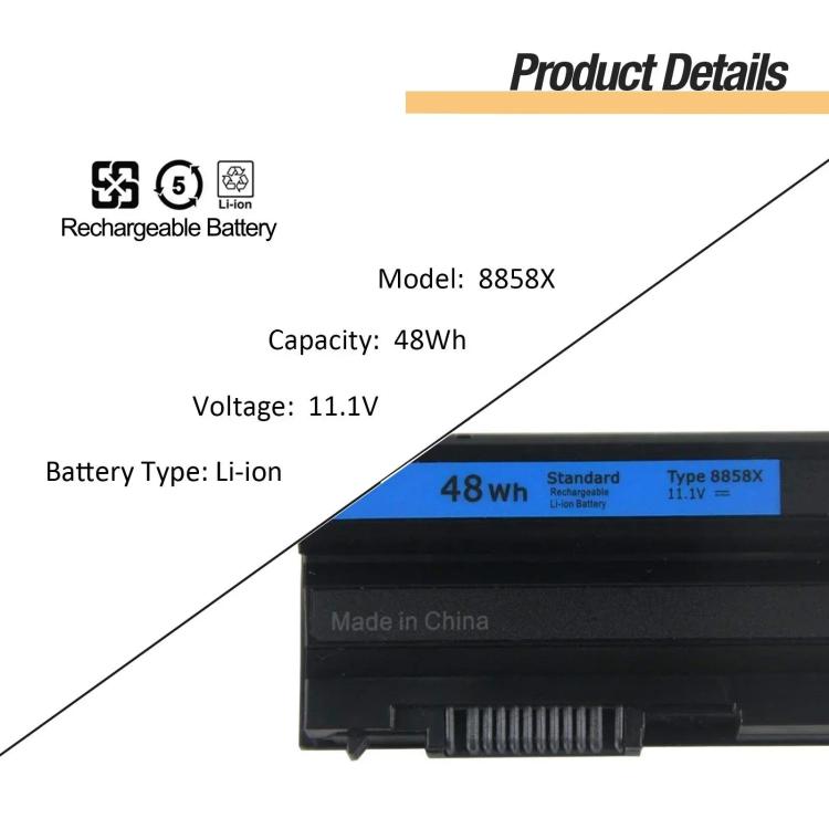 4200mAh Laptop Battery For Dell Inspiron 4420 5420 5425 7420 4520 5520 7520, 8858X
