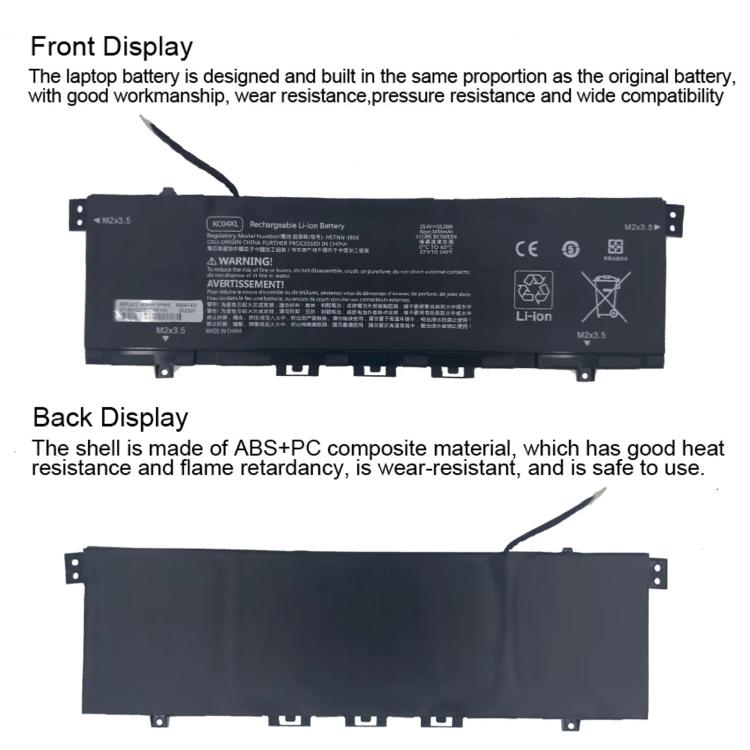 3454mAh Laptop Batteries For HP Envy 13-ah1002TX, KC04XL