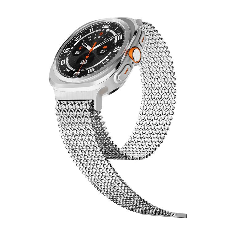 Breathable Stainless Steel Magnetic Watch Band, For Galaxy Watch Ultra2 2026 / 2025 / 1 2024, For Galaxy Watch9 / 8 / 8 Classic