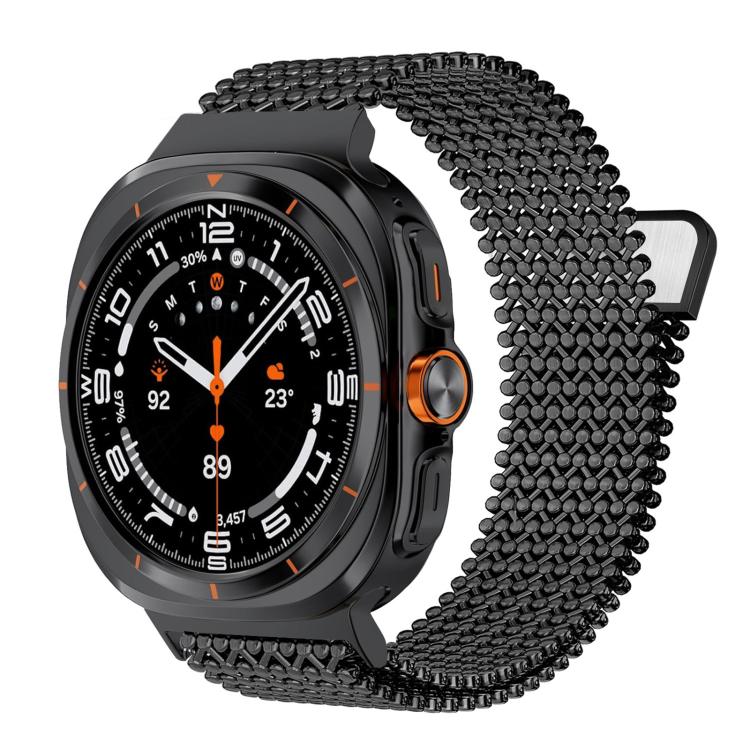 Breathable Stainless Steel Magnetic Watch Band, For Galaxy Watch Ultra2 2026 / 2025 / 1 2024, For Galaxy Watch9 / 8 / 8 Classic