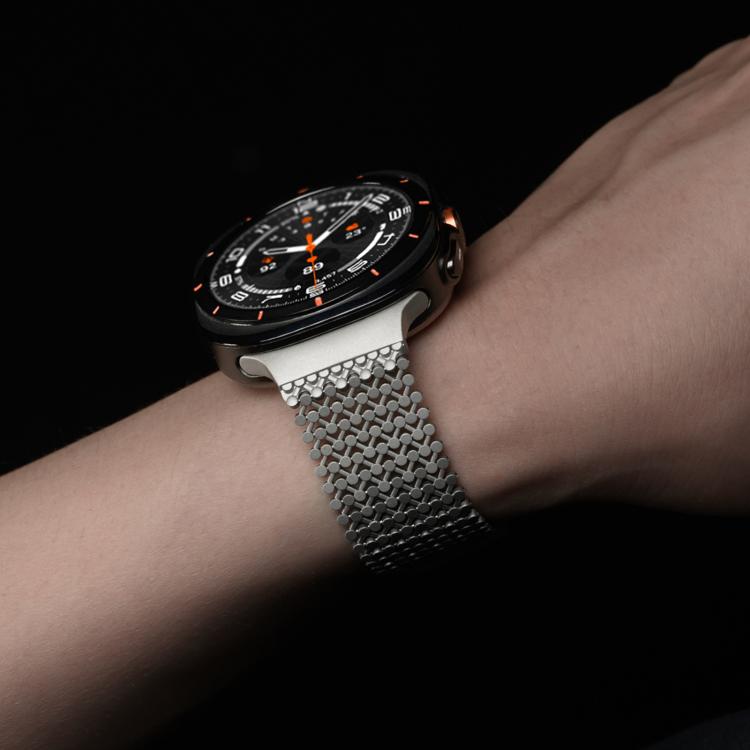 Breathable Stainless Steel Magnetic Watch Band, For Galaxy Watch Ultra2 2026 / 2025 / 1 2024, For Galaxy Watch9 / 8 / 8 Classic
