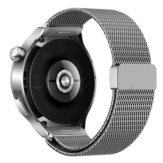 Press Button Seamless Interface Milan Magnetic Buckle Titanium Alloy Watch Band, For Huawei Watch 4 Pro