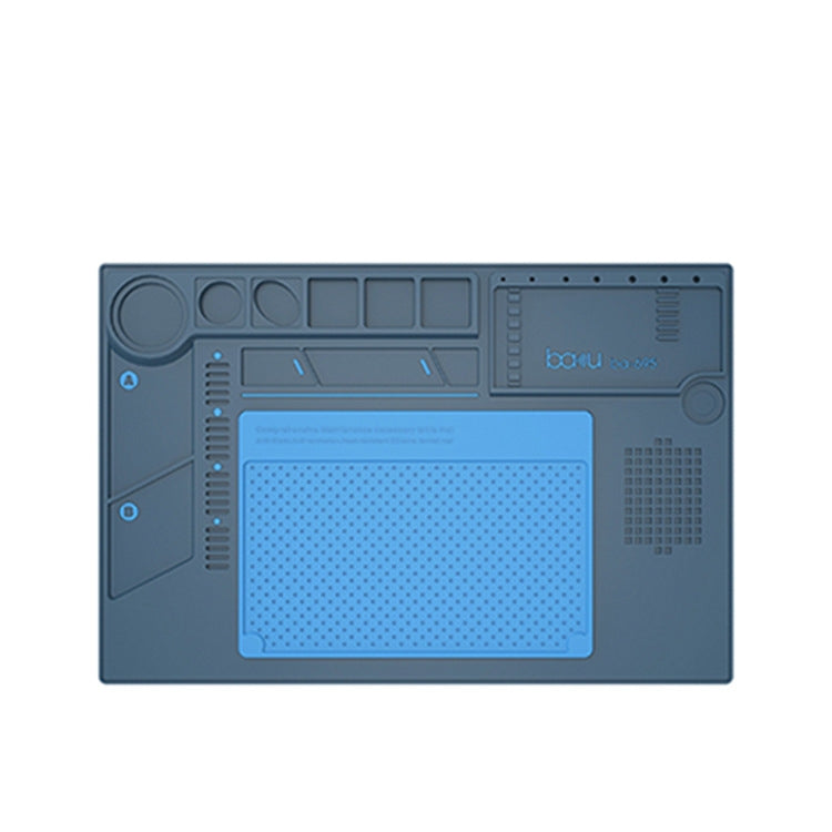 BAKU BA-695  2 in 1 TPR+Silicone Computer Phone Repair Desk Mat Heat Resistant Insulation Mat, BAKU BA-695