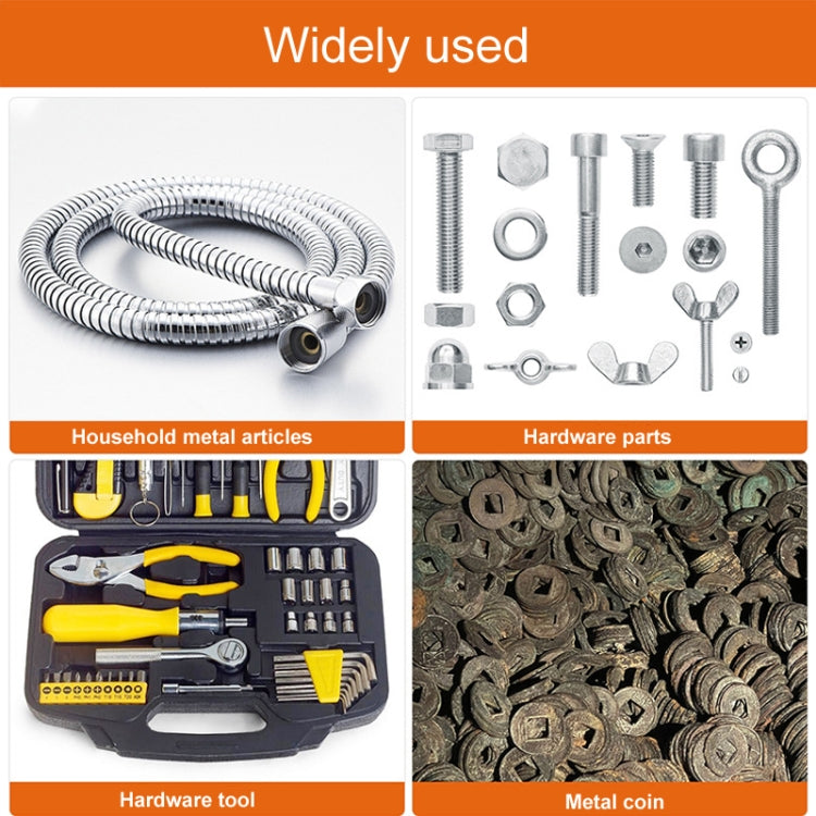 KT-185 Magnetic Polishing Tumbler Stainless Steel Deburring And Polishing Machine, EU Plug