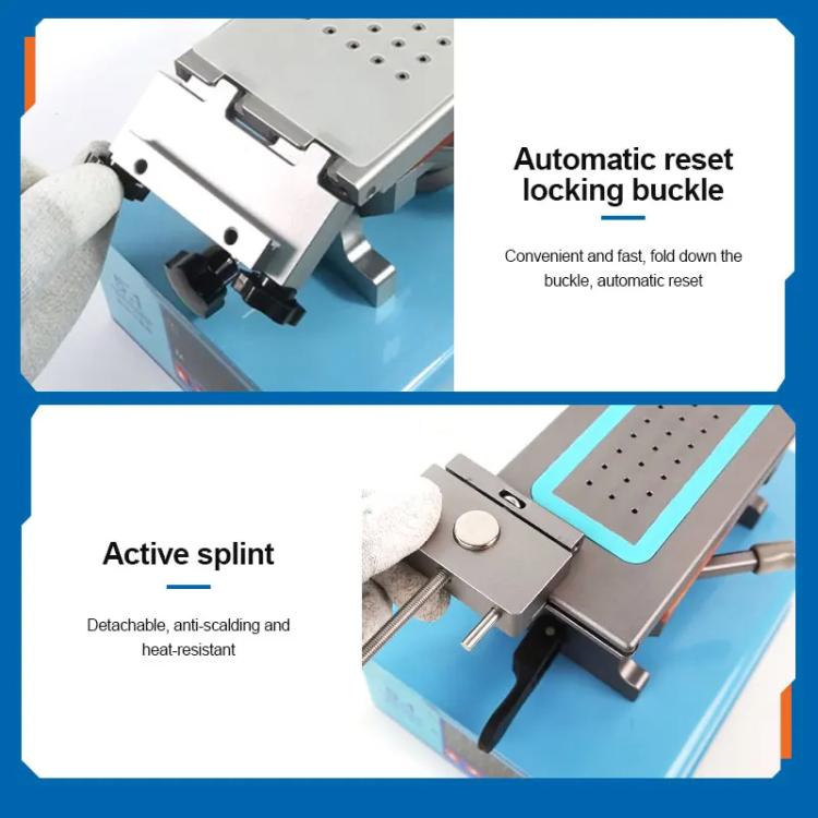 SUNSHINE S-918F Plus 5 In 1 Curved Screen Separator Mobile Phone LCD Screen Repair Separator Heating Platform, S-918F Plus