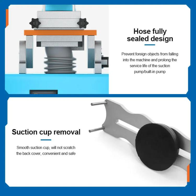SUNSHINE S-918F Plus 5 In 1 Curved Screen Separator Mobile Phone LCD Screen Repair Separator Heating Platform, S-918F Plus