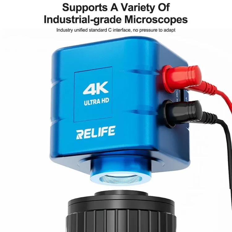 Multifunctional Multimeter 4K Camera Magnifier Microscope Camera, RELIFE MC2