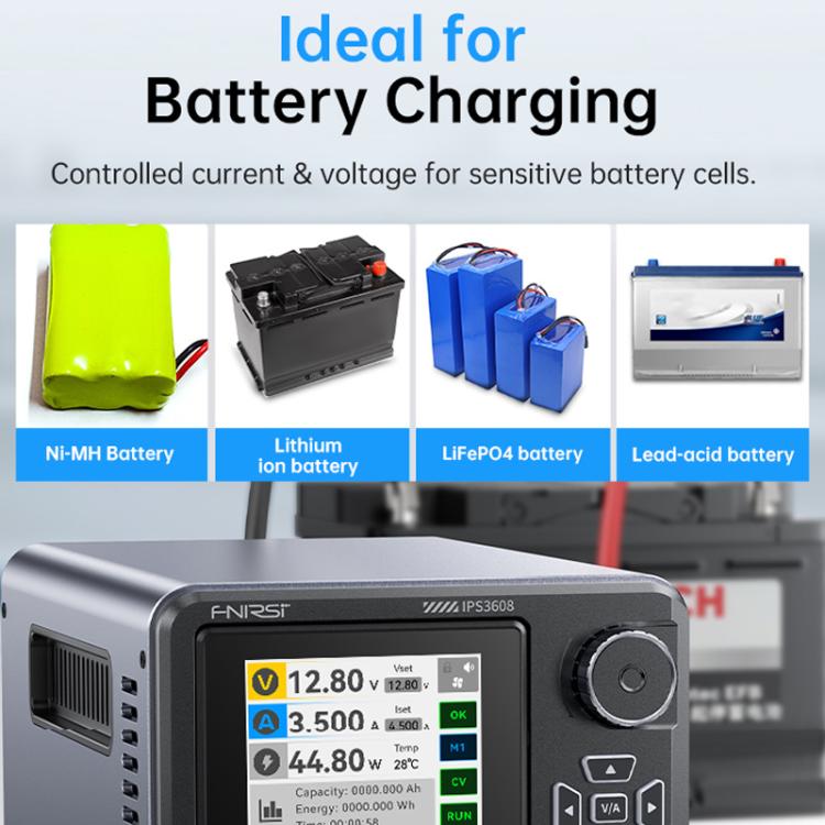 FNIRSI IPS3608 CNC DC Adjustable Regulated Power Supply High-Power Upper Computer, EU Plug, US Plug