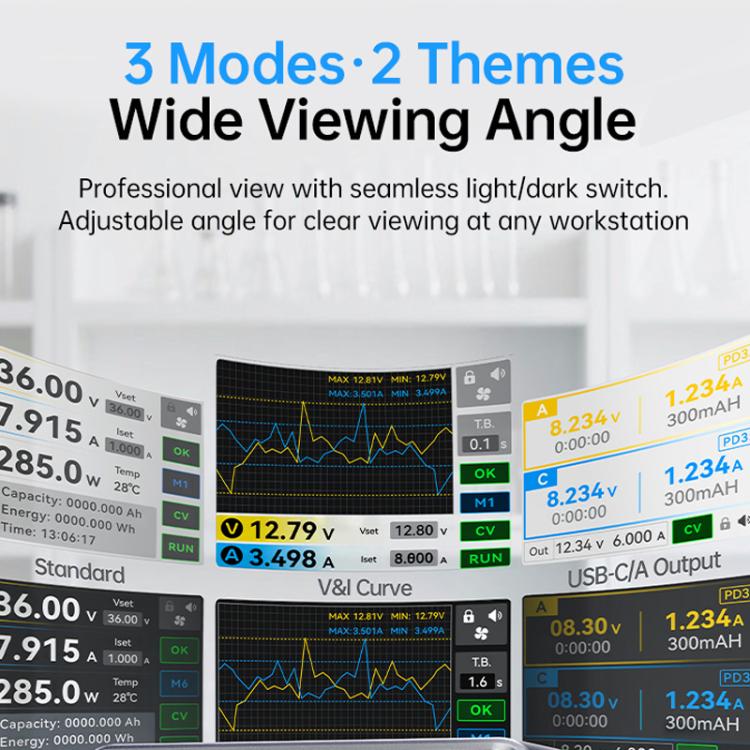 FNIRSI IPS3608 CNC DC Adjustable Regulated Power Supply High-Power Upper Computer, EU Plug, US Plug