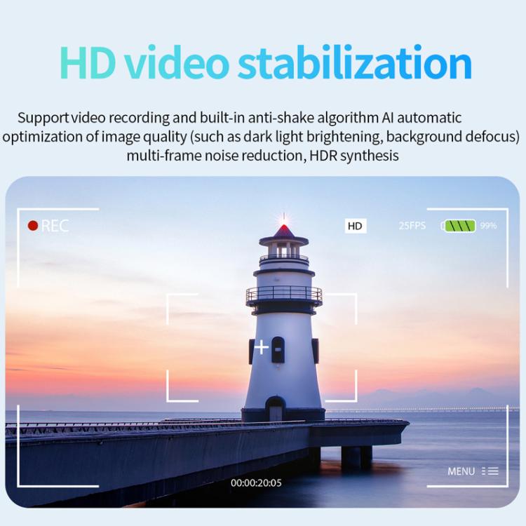 JS01 Pro Smart Glasses Support 12MP Camera, AI Translation, Human Detection, Video & Audio Recording, Transparent Anti-Blue Light Lenses, Graduated Blue Lenses, Graduated Red Lenses