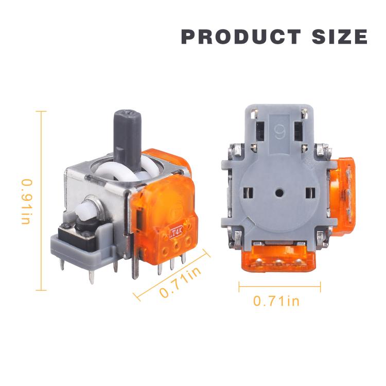 3D Hall Effect Joystick TMR Electromagnetic Hall Sensor Replacement Analog Stick, For PS5 Controller, For Switch Pro Controller