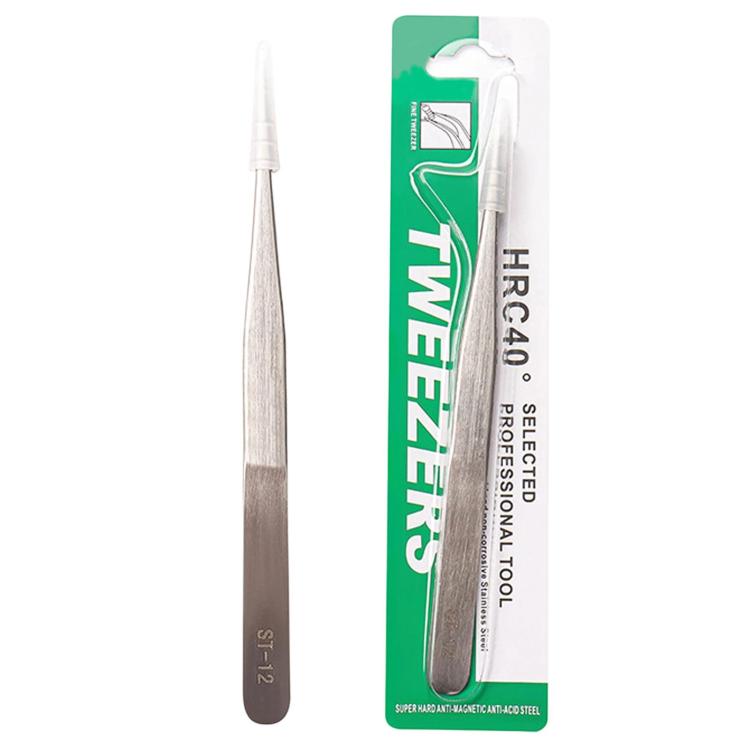 Stainless Steel Anti-Static Tweezers For Phone Repair Multi-Purpose Tweezers For Jewelry Picking & Bird Nest Cleaning, ST-10, ST-11, ST-12, ST-13, ST-14, ST-15, ST-16, ST-17, ST-18