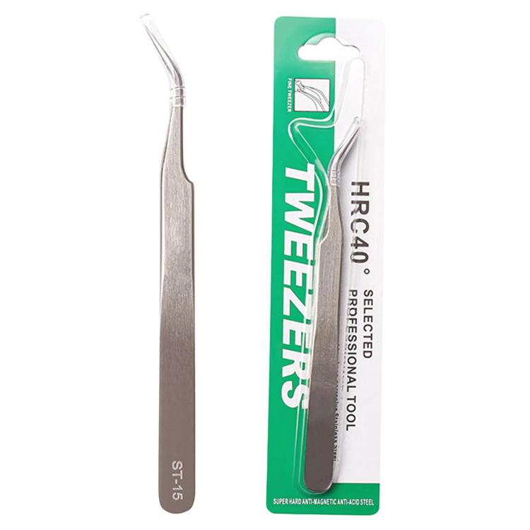 Stainless Steel Anti-Static Tweezers For Phone Repair Multi-Purpose Tweezers For Jewelry Picking & Bird Nest Cleaning, ST-10, ST-11, ST-12, ST-13, ST-14, ST-15, ST-16, ST-17, ST-18