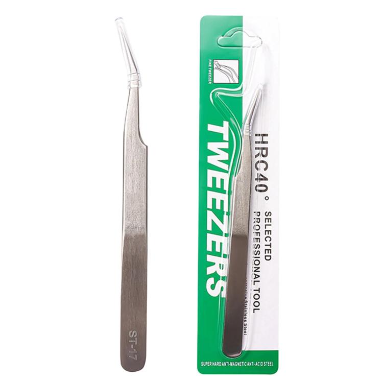 Stainless Steel Anti-Static Tweezers For Phone Repair Multi-Purpose Tweezers For Jewelry Picking & Bird Nest Cleaning, ST-10, ST-11, ST-12, ST-13, ST-14, ST-15, ST-16, ST-17, ST-18