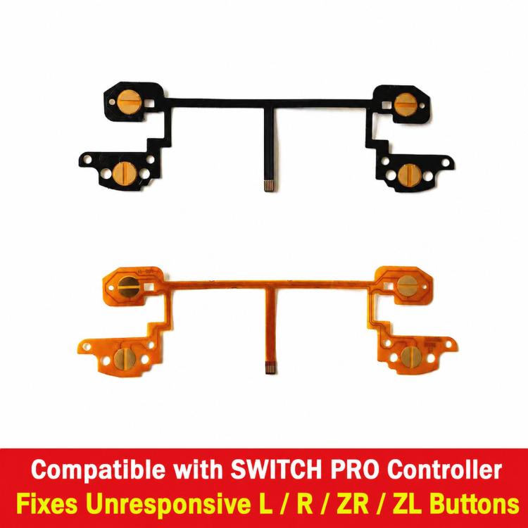For Nintendo Switch Pro Controller Shoulder Trigger Button Flex Cable L R ZL ZR Button Repair Conductive Film