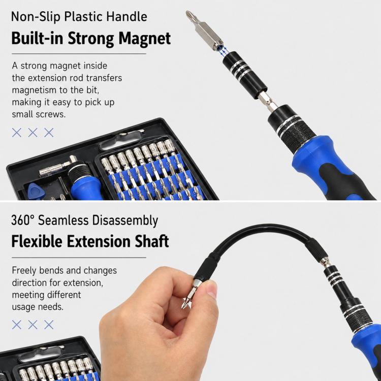 Precision Screwdriver Electronics Repair Tool Kit For Phone Computer Watch, 80-Piece Set