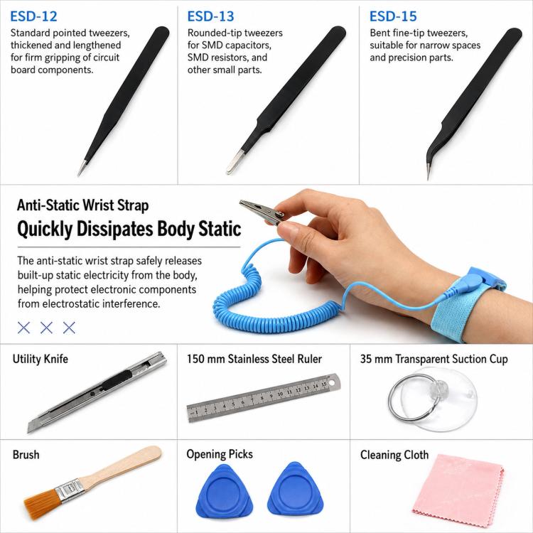 Precision Screwdriver Electronics Repair Tool Kit For Phone Computer Watch, 80-Piece Set