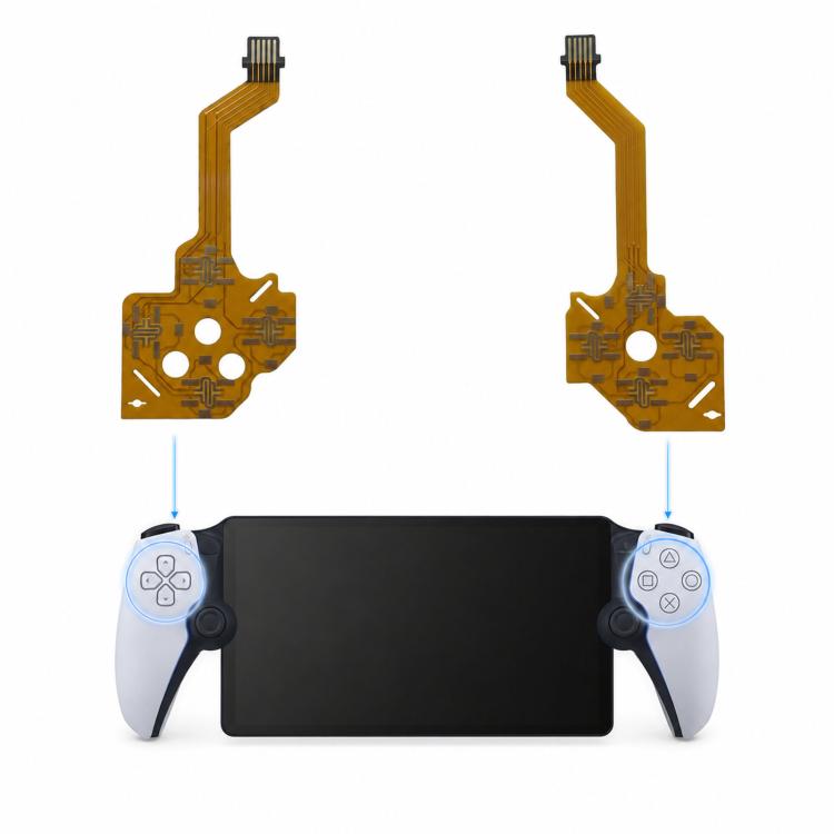 For PlayStation Portal / PS5 Portal Button Ribbon Flex Cable Replacement Conductive Film Keypad Cable, Left Side, Right Side, Left & Right Side
