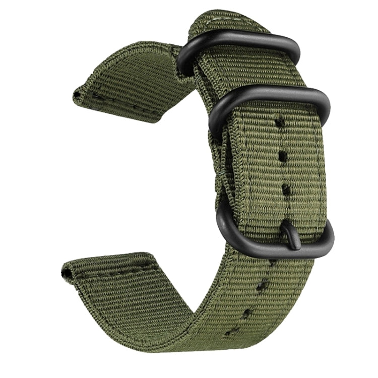 Washable Nylon Canvas Watchband, 18mm, 20mm, 22mm, 24mm