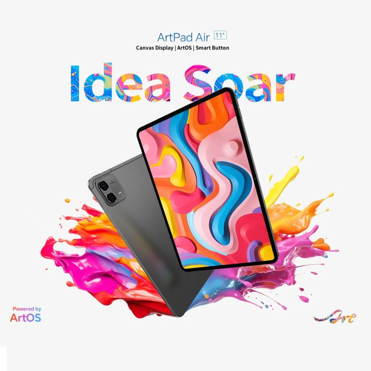 Teclast ArtPad Air Tablet PC, 8GB+128GB, 11 inch Android 15 MTK Helio G100 Octa Core, 4G Network Dual SIM, ArtPad Air