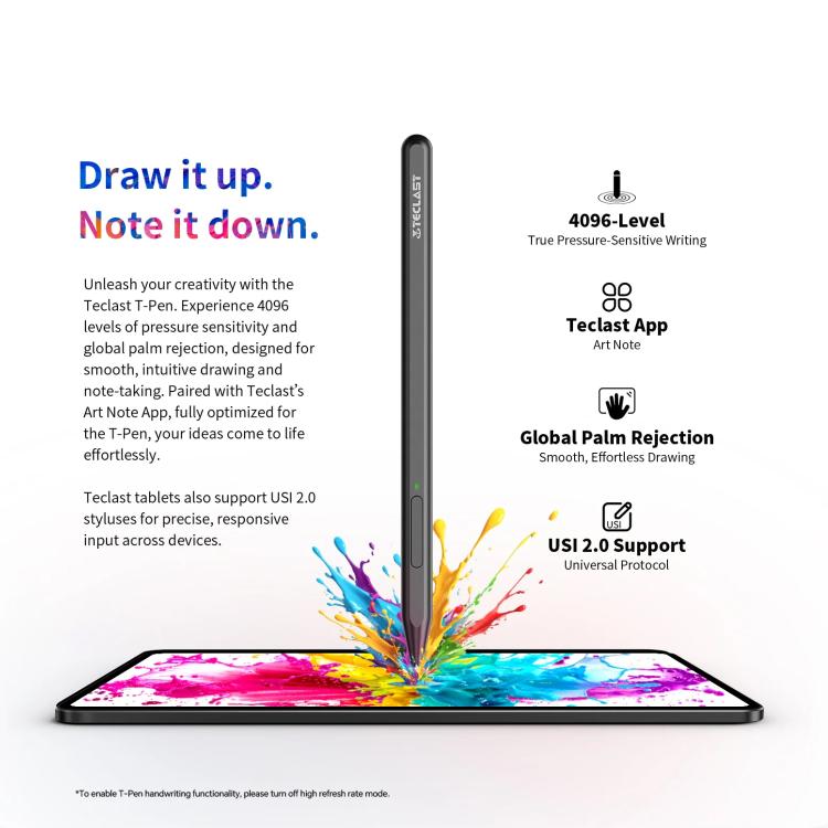 Teclast ArtPad Air Tablet PC, 8GB+128GB, 11 inch Android 15 MTK Helio G100 Octa Core, 4G Network Dual SIM, ArtPad Air