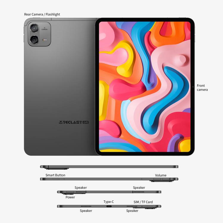 Teclast ArtPad Air Tablet PC, 8GB+128GB, 11 inch Android 15 MTK Helio G100 Octa Core, 4G Network Dual SIM, ArtPad Air