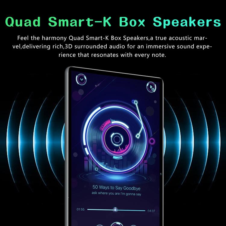 BDF P70 10.1 inch 4G LTE Tablet PC, 4GB+64GB, Android 10 MTK6750 Octa Core, Support Dual SIM, EU Plug, 6GB+128GB, EU Plug