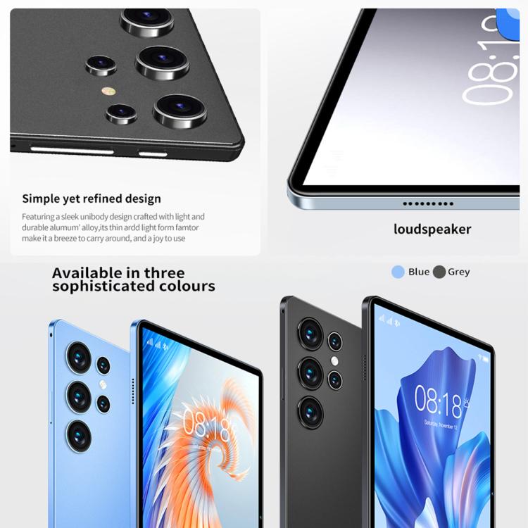 BDF H39 10.1 inch 4G LTE Tablet PC, 4GB+64GB, Android 10 MTK6750 Octa Core, Support Dual SIM, UK Plug, 6GB+128GB, UK Plug