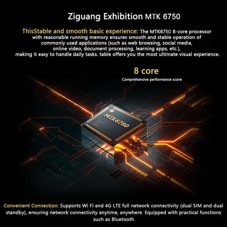 BDF Q10 10.1 inch 4G LTE Tablet PC, 4GB+64GB, Android 10 MTK6750 Octa Core, Support Dual SIM, US Plug, 6GB+128GB