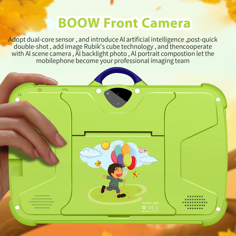 BDF C8 7 inch WiFi Kids Tablet PC, 1GB+16GB, Android 8.1 MTK6735 Octa Core CPU, US Plug, 3GB+32GB