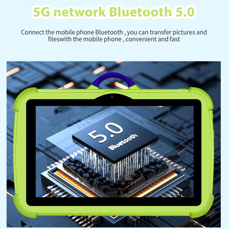 BDF C8 7 inch WiFi Kids Tablet PC, 1GB+16GB, Android 8.1 MTK6735 Octa Core CPU, US Plug, 3GB+32GB