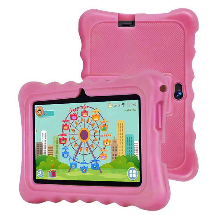 BDF T7 7 inch WiFi Kids Tablet PC with Silicone Case, 1GB+16GB, Android 8.1 MTK6735 Quad Core CPU, US Plug, 3GB+32GB