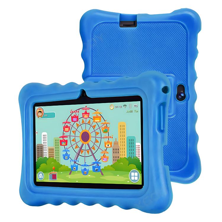 BDF T7 7 inch WiFi Kids Tablet PC with Silicone Case, 1GB+16GB, Android 8.1 MTK6735 Quad Core CPU, US Plug, 3GB+32GB