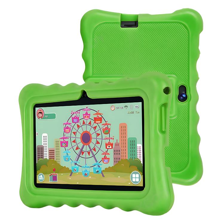 BDF T7 7 inch WiFi Kids Tablet PC with Silicone Case, 2GB+32GB, Android 8.1 MTK6735 Quad Core CPU, US Plug, 4GB+64GB