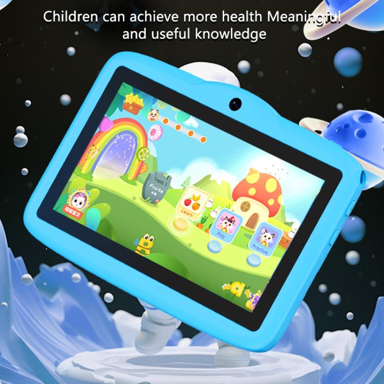 BDF 7 inch WiFi Kids Tablet PC with Mushroom Silicone Case, 1GB+16GB, Android 8.1 MTK6735 Quad Core CPU, US Plug, 3GB+32GB