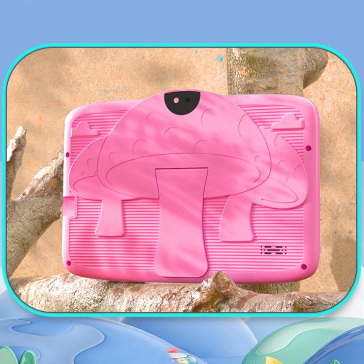 BDF 7 inch WiFi Kids Tablet PC with Mushroom Silicone Case, 2GB+32GB, Android 8.1 MTK6735 Quad Core CPU, US Plug, 4GB+64GB
