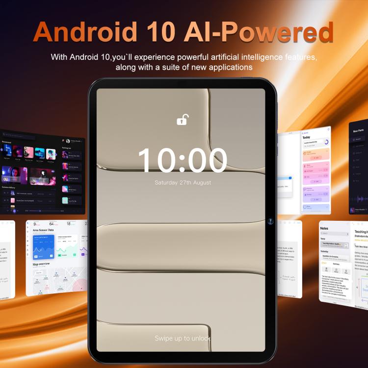 Tab 17 Pro 10.1 inch 4G LTE Tablet PC, 4GB+32GB, Android 10 MTK6755 Octa Core, AU Plug, AU Plug