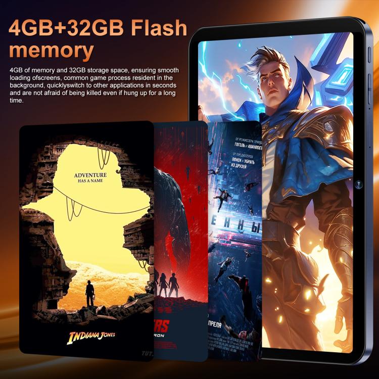 Tab 17 Pro 10.1 inch 4G LTE Tablet PC, 4GB+32GB, Android 10 MTK6755 Octa Core, AU Plug, AU Plug