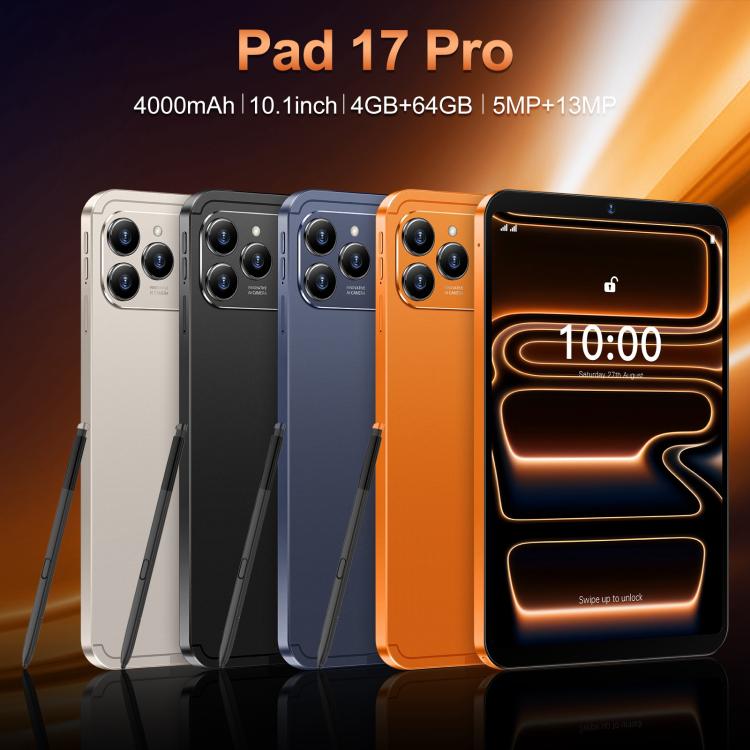 Pab 17 Pro 10.1 inch 4G LTE Tablet PC, 4GB+64GB, Android 10 MTK6755 Octa Core, EU Plug, EU Plug