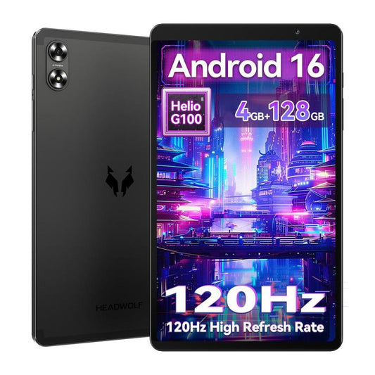 HEADWOLF Fpad6 SE 8.7 inch 4G LTE Tablet PC, 4GB+128GB, Android 16 MT8781 Octa Core Support Dual SIM, Global Version with Google Play, Fpad6 SE