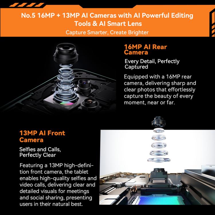 Blackview Active 5 4G Rugged Tablet, 8GB+128GB, 8.68 inch Android 14 Unisoc UMS9230E T615 Octa Core, Global Version with Google Play, Active 5