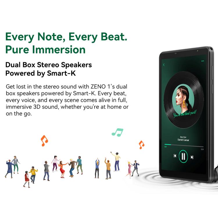 Blackview ZENO 1 Tablet PC, 4GB+64GB, 8 inch Android 15 Unisoc Tiger T615 Octa Core, Network: 4G, Global Version with Google Play, 4GB+64GB